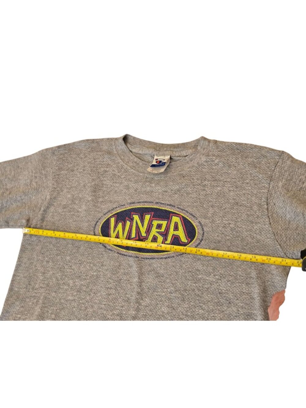Vintage Champion WNBA Tshirt Y2K Basketball  Promo Shirt Cotton Mesh 90s - Picture 7 of 16